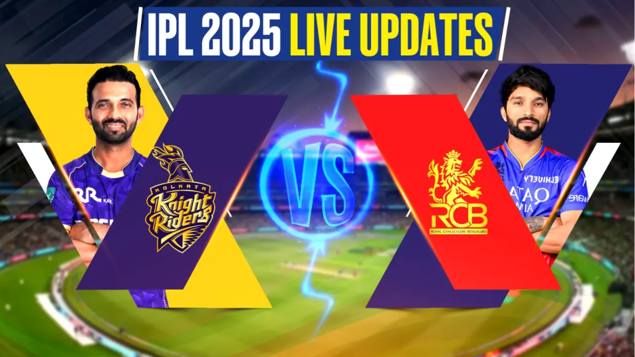 KKR vs RCB IPL 2025 Live Score