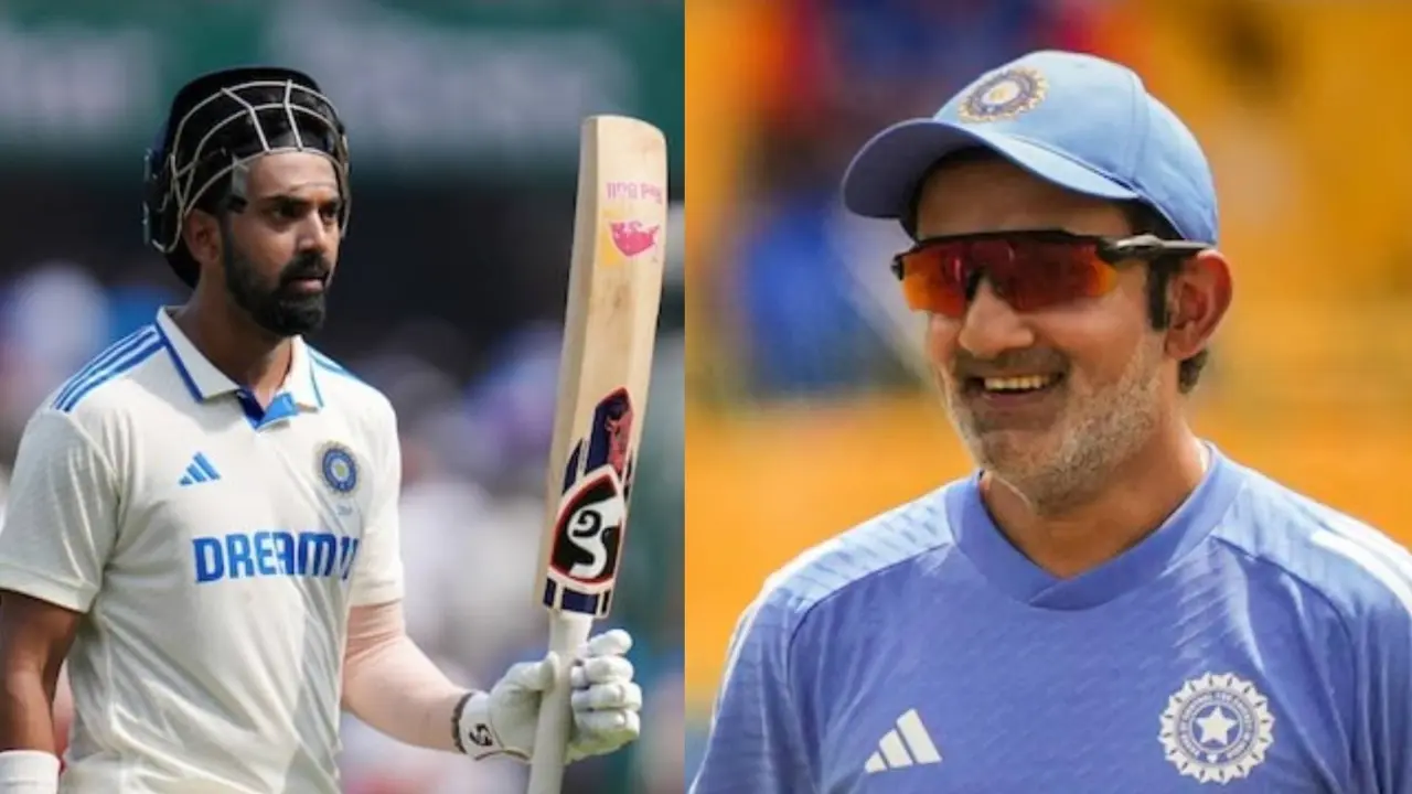 kl rahul and gautam gambhir