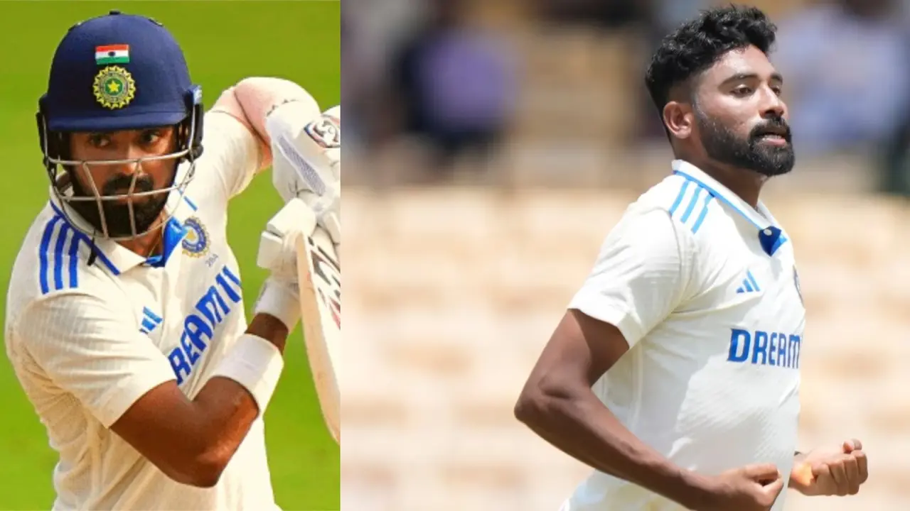 kl rahul and mohammed siraj