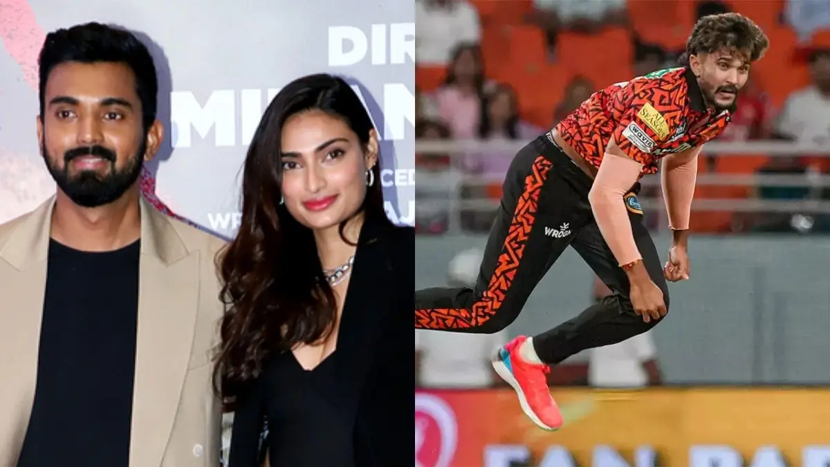 KL Rahul, Athiya Shetty and Nitish Kumar Reddy