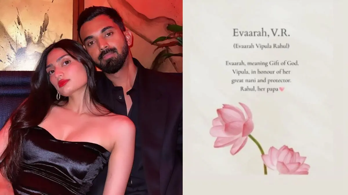 KL Rahul Athiya Shetty reveal first look of their daughter Evaarah disclose name Anushka sharma showers love