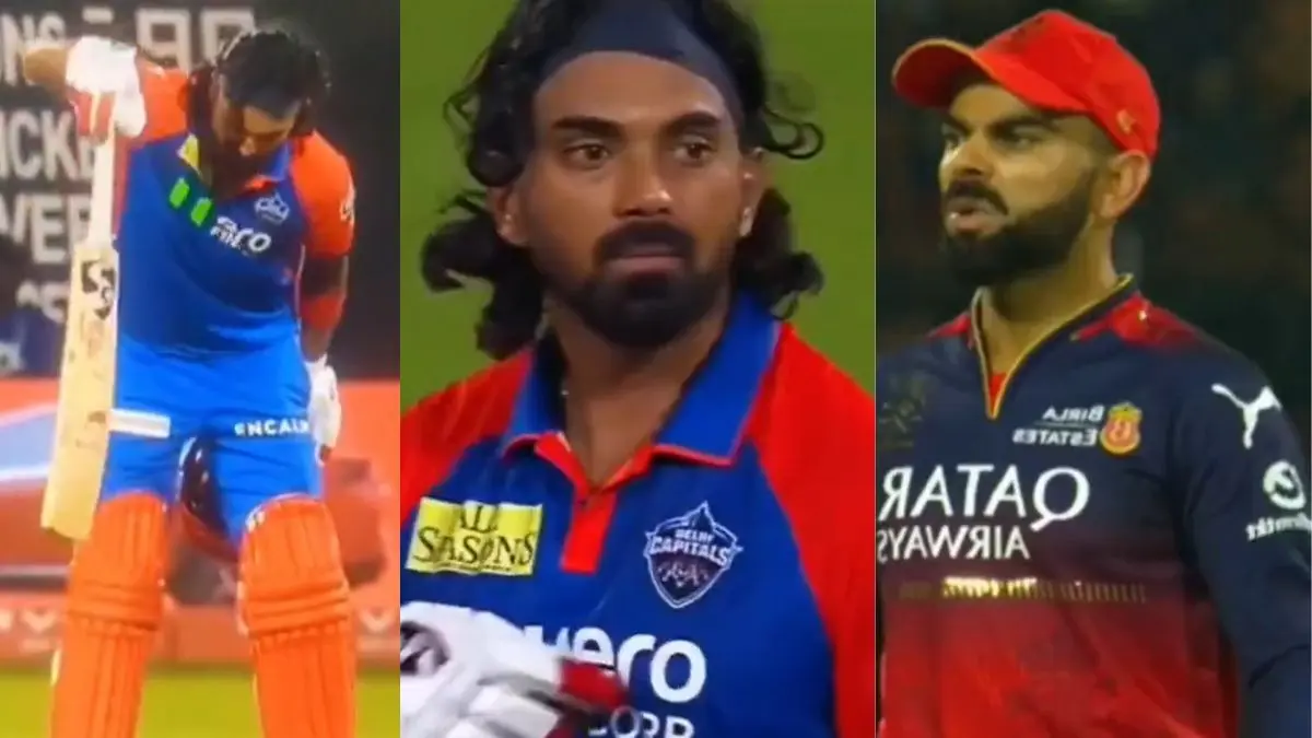 KL Rahul Celebration this is my ground after delhi capitals beat royal challengers Bengaluru dc vs rcb