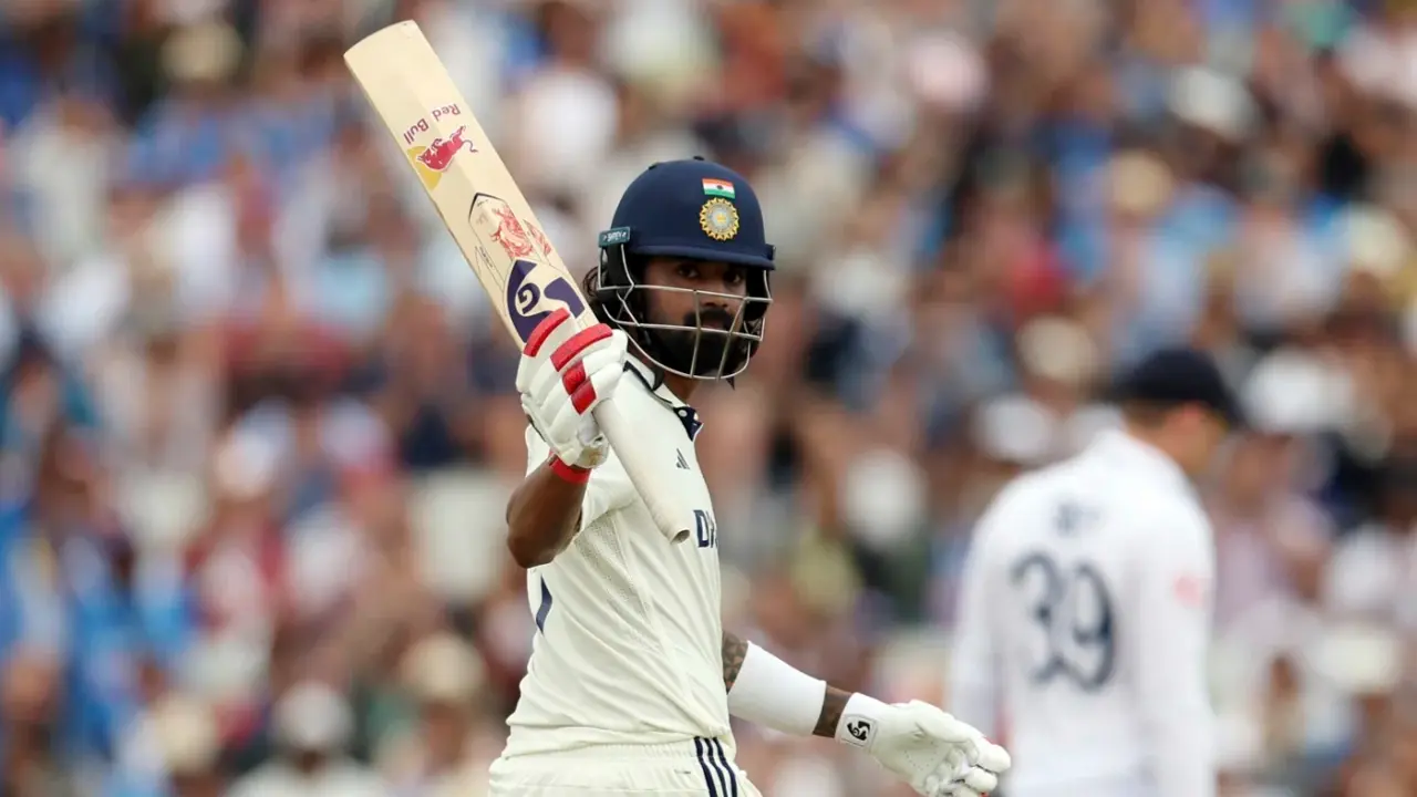 KL Rahul during the IND vs ENG Test series