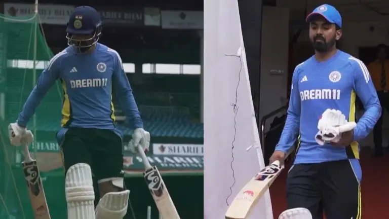 KL Rahul Invites Retired Pace Sensation To Bowl To Him In Nets Ahead Of IND vs NZ 2nd Test In Pune KL Rahul in Team India nets