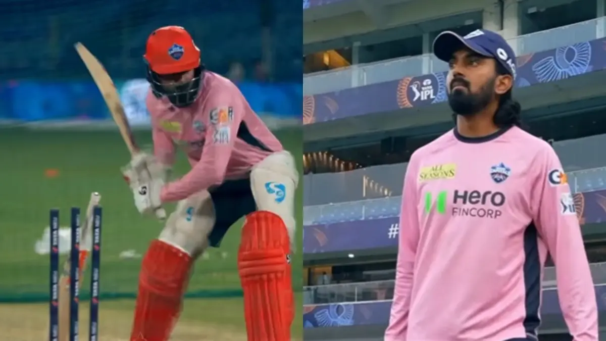 KL Rahul in training ahead of match against RCB