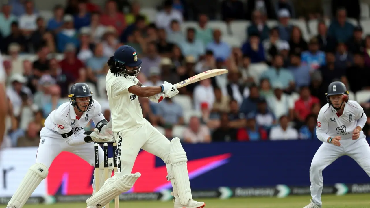 IND vs ENG- England Star Ollie Pope Highlights KL Rahul's Crucial Role In India's Success: 'His Wicket Will Be Pivotal' KL Rahul plays a shot
