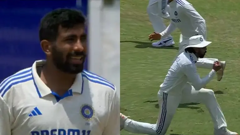 IND vs BAN: KL Rahul Takes a Stunner at Second Slip to Help Jasprit Bumrah Strike - WATCH KL Rahul takes a breathtaking catch
