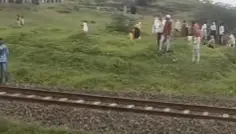 Stone pelting on passenger train