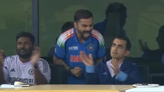 Kohli screams in Gambhir’s ears