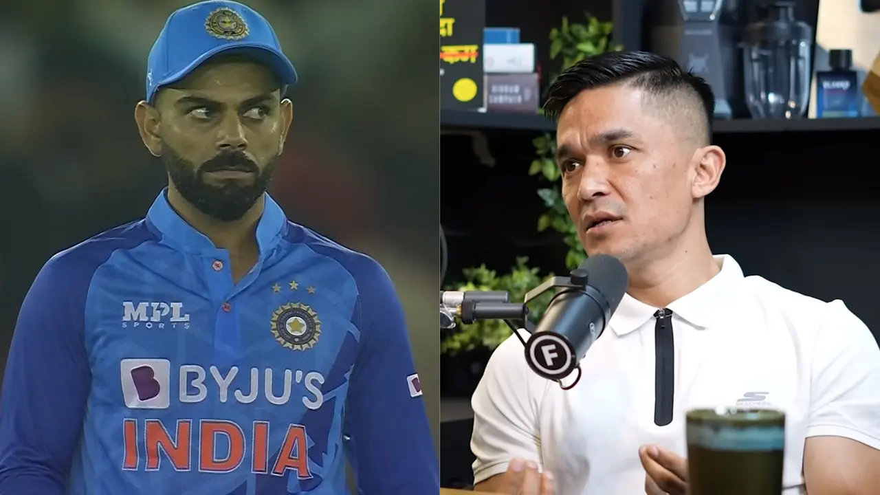'He's Amazingly..': Sunil Chhetri Reveals The Unseen And Unheard Side Of Kohli With A Funny Anecdote Sunil Chhetri on Virat Kohli's Unseen Side