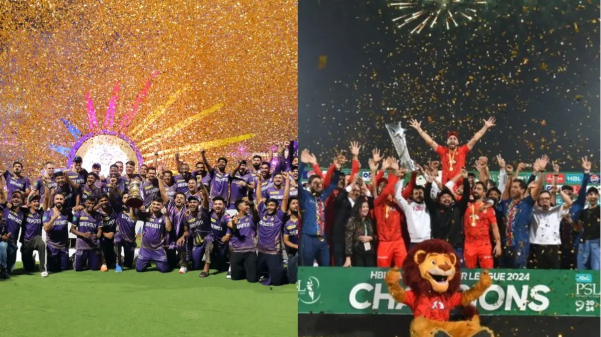 PSL vs CT 2025 vs IPL: PCB Stands Nowhere Near BCCI, Check How Prize Money Sets India Apart Kolkata Knight Riders and Islamabad United