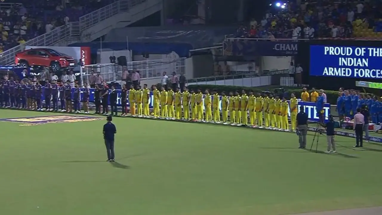 IPL Honours Indian Armed Forces For Operation Sindoor, National Anthem Played Ahead Of KKR vs CSK Clash Kolkata Knight Riders, Chennai Super Kings
