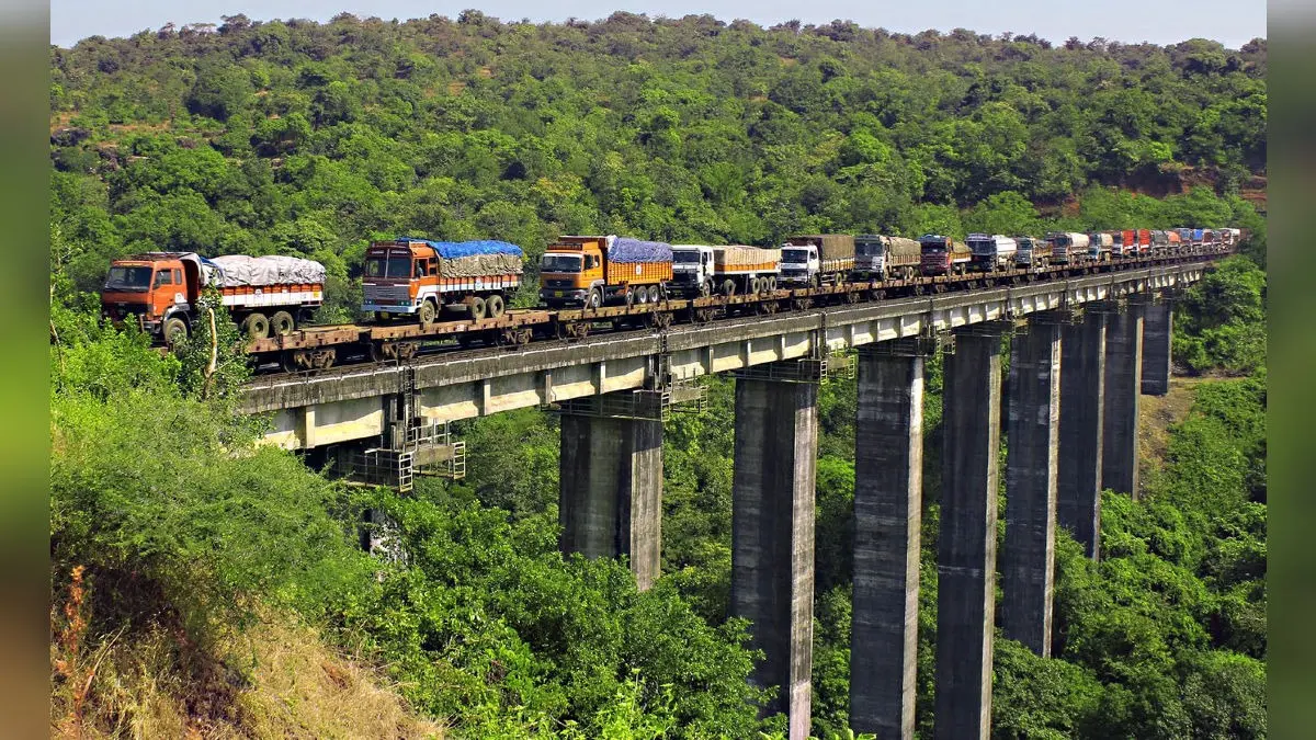 Konkan Railway To Roll Out Ro-Ro Car Service For This Ganpati Season Konkan Railway To Launch Ro-Ro Service For Cars