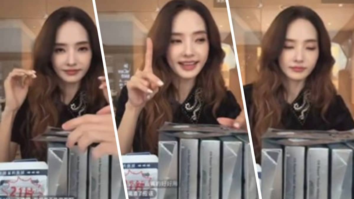 Korean Actress Han Chae Young's video selling beauty products online went viral