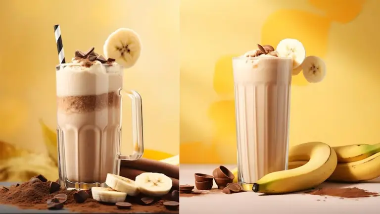 Korean Banana Coffee Recipe: कॉफी को केले के साथ मिलाकर बनाएं और भी खास, सोशल मीडिया पर छाई यह ट्रेंडी ड्रिंक; आप भी पीकर बोलेंगे 'वाह भाई वाह' Korean Banana Coffee Recipe