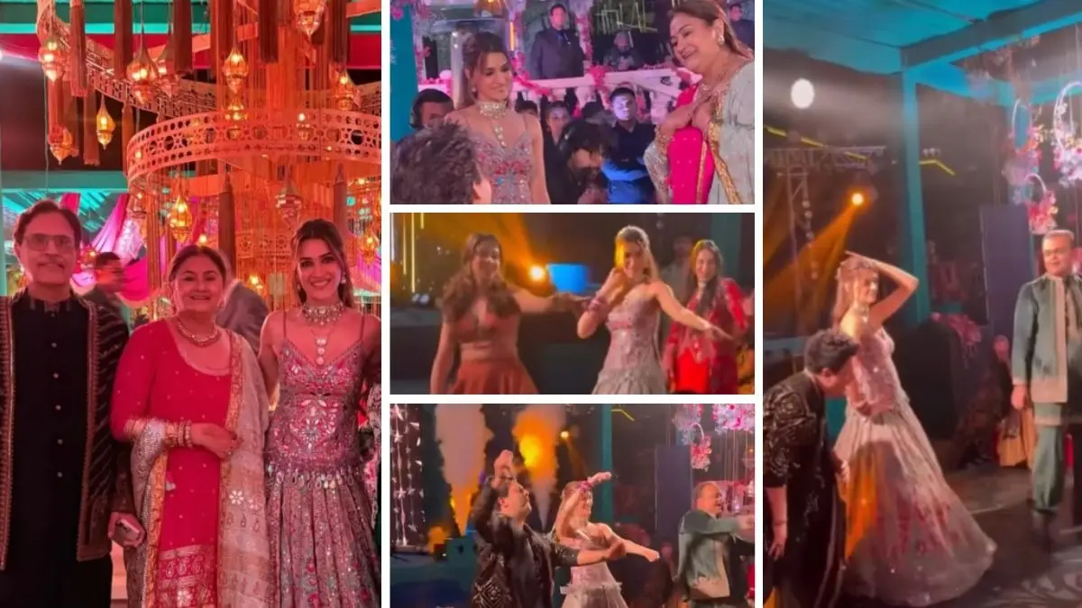 Kriti Sanon dances her heart out at sister's sangeet ceremony