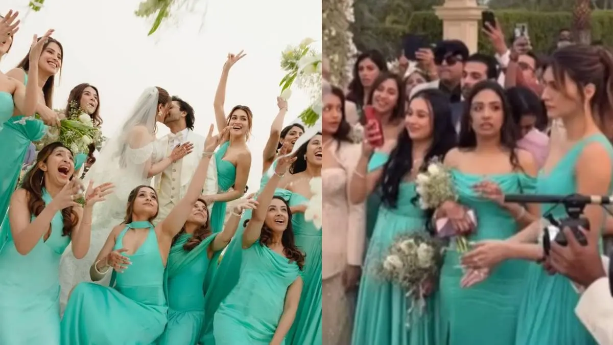 Kriti Sanon Look from Nupur Sanon-Stebin Ben Wedding