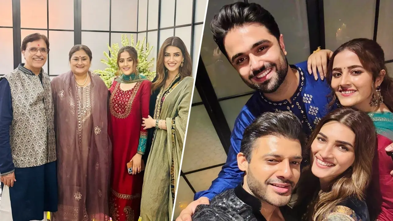 Kriti Sanon Makes It Instagram Official With Rumoured Boyfriend Kabir Bahia, Shares Diwali Photo Kriti Sanon shares first photo with rumoured boyfriend Karan Bahia