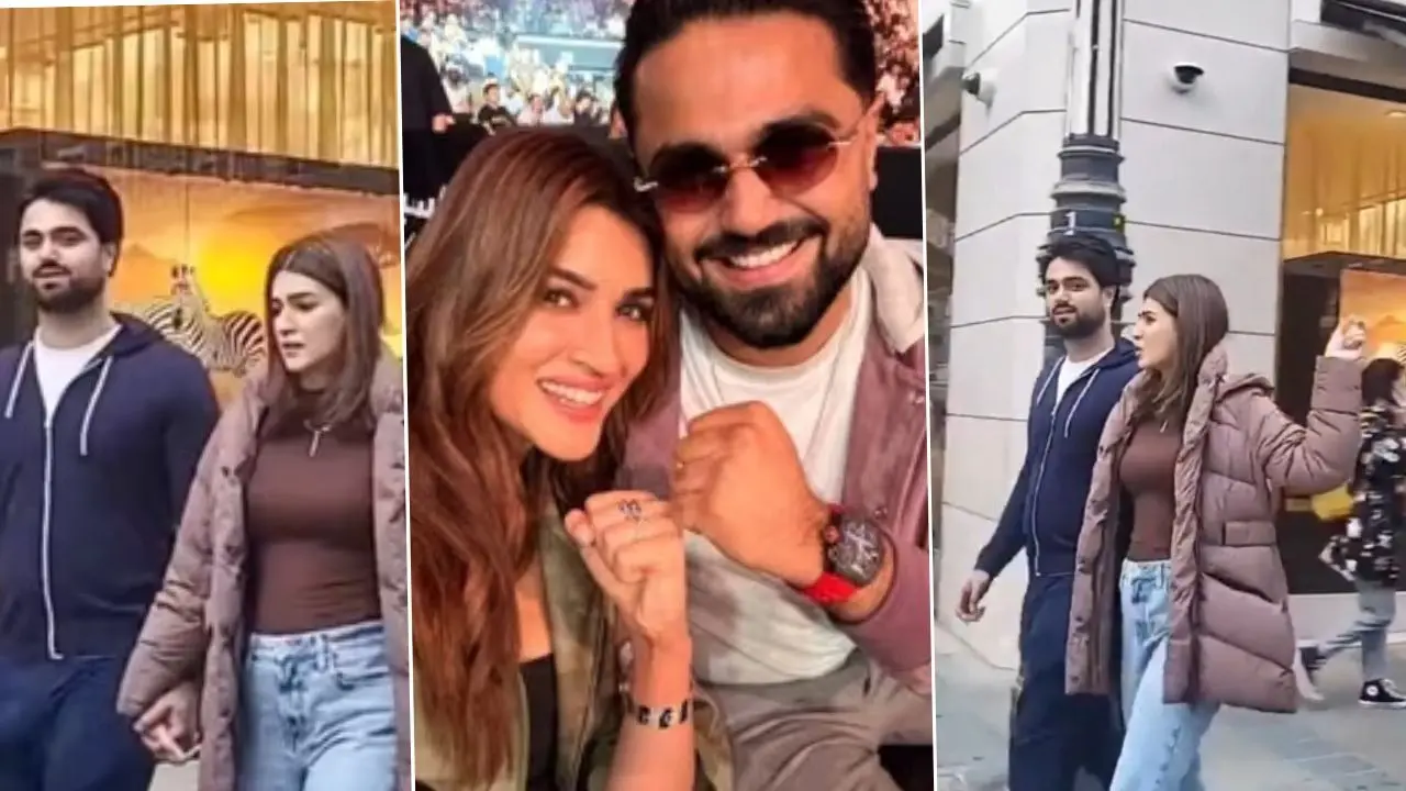 Kriti Sanon Steps Out In London With Rumoured Boyfriend Kabir Bahia, Mushy Hand-In-Hand Moment Goes Viral Kriti Sanon Steps Out In London With Rumoured Boyfriend Kabir Bahia, Mushy Hand-In-Hand Moment Goes Viral