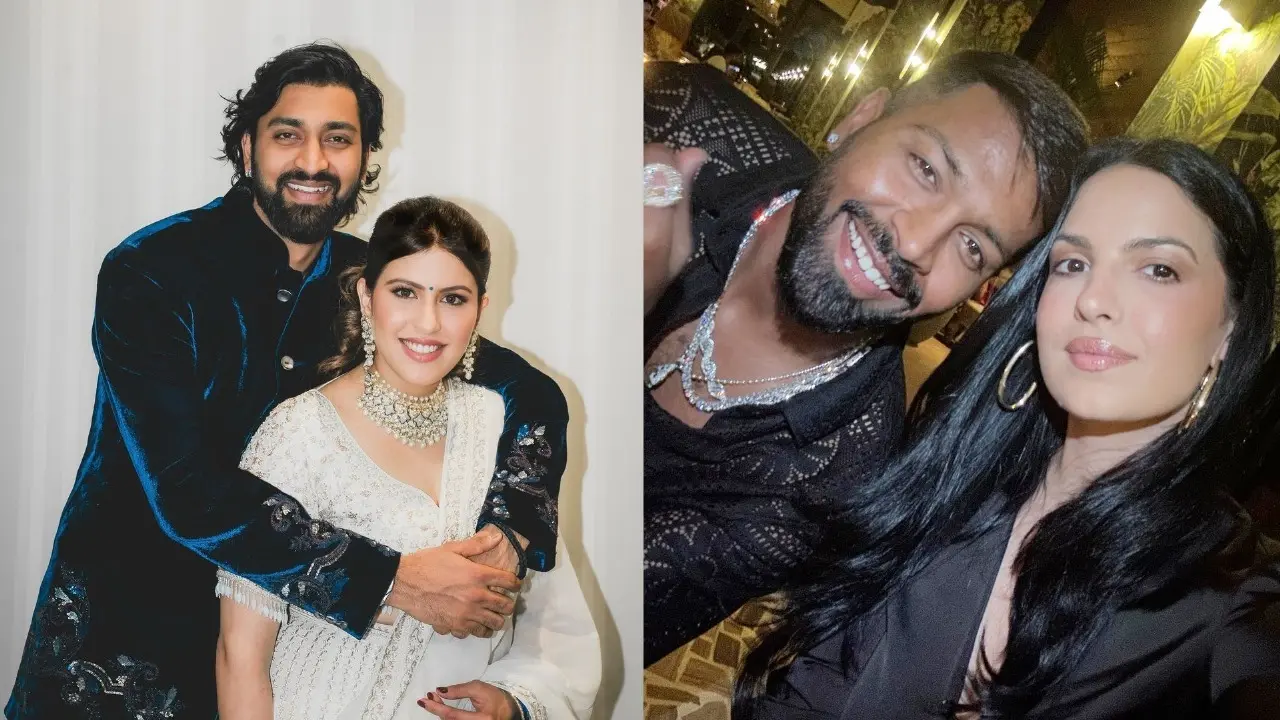 Krunal and Pankhuri , Hardik and Natasa