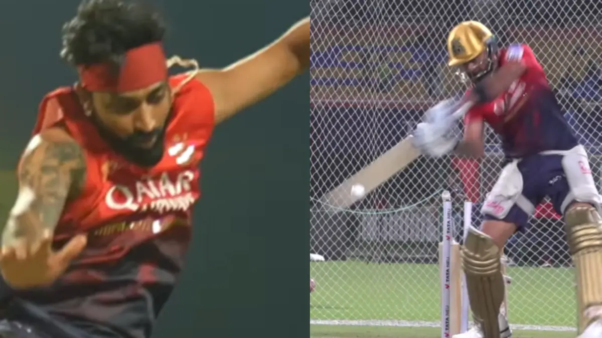 Krunal Pandya and Virat Kohli