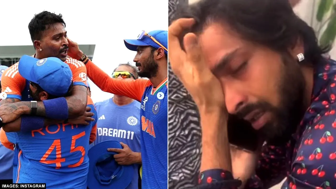 Krunal pandya also breaks down as hardik pandya crying
