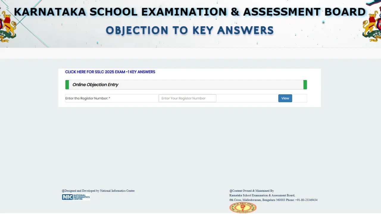 KSEAB Karnataka SSLC 2025 Answer Key Out