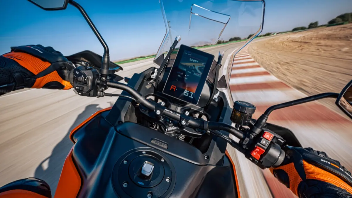 KTM confirms its upcoming bike will use Android Automotive, eSIM feature KTM to offer a new TFT display and will be equipped with Android Automotive
