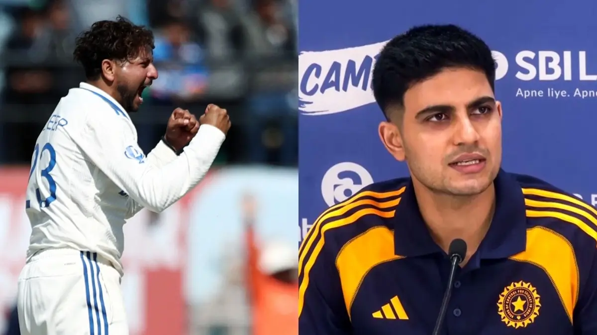 Kuldeep Yadav and Shubman Gill