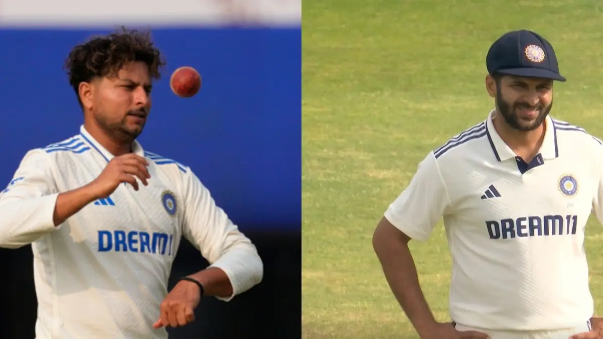Kuldeep Yadav (L), Shardul Thakur (R)