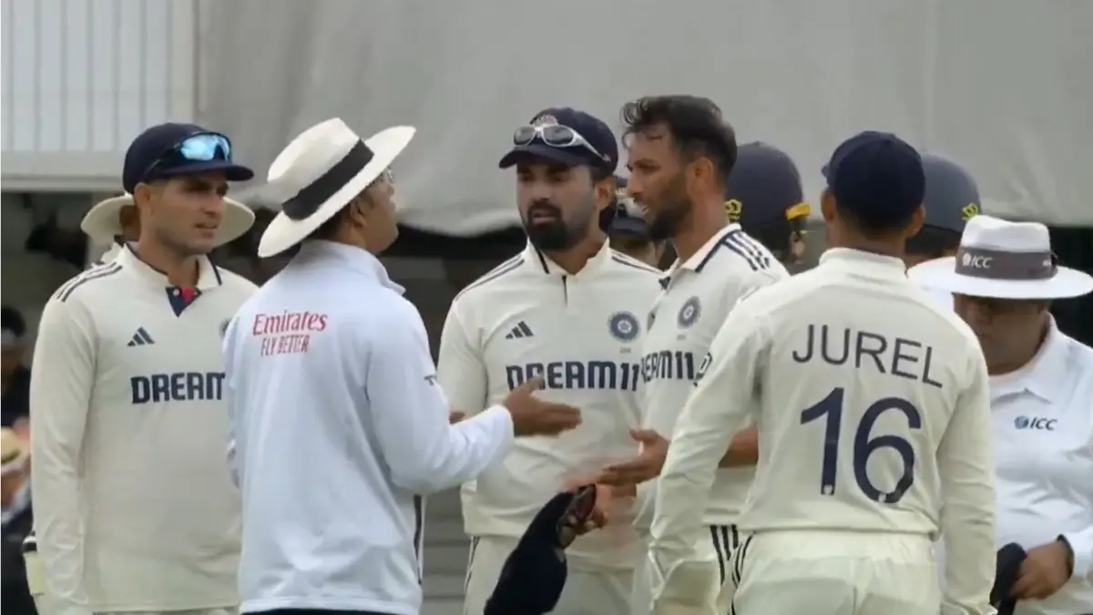 Kumar Dharmasena, KL Rahul, Prasidh Krishna