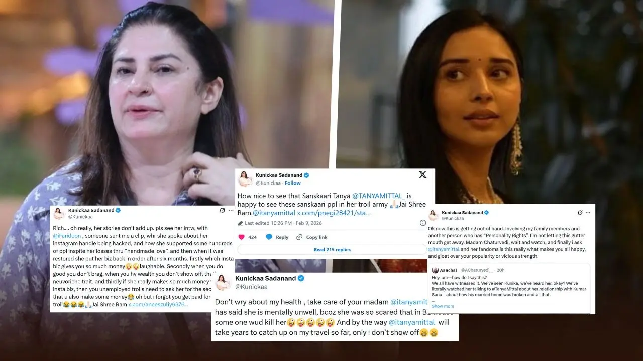Kunickaa Sadanand Comes Down Heavily On Tanya Mittal And Her Fandom Over Comparisons Of Her Son Ayaan With Kumar Sanu In Unsparring Post Kunickaa Sadanand Comes Down Heavily On Tanya Mittal And Her Fandom Over Comparisons Of Her Son Ayaan With Kumar Sanu In Unsparring Post