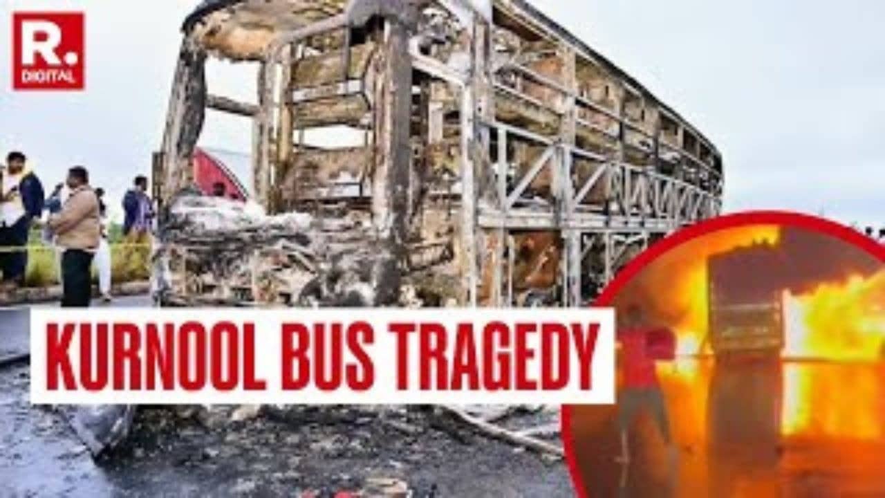 Kurnool Bus Tragedy: 20 Dead, Govt Announces Rs 5 Lakh Ex-Gratia for Victims' Families thumbnail