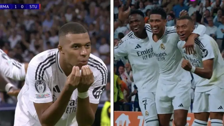 Kylian Mbappe Shines as Real Madrid Prevails 3-1 Against VFB Stuttgart in the UCL 2024/25 Opener Kylian Mbappe