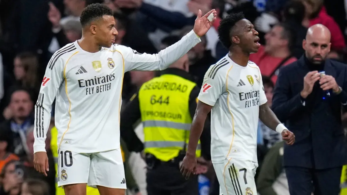 Kylian Mbappe and Vinicius Junior