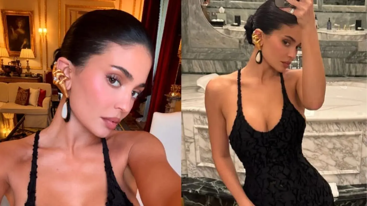 Kylie Jenner's Hand-Shaped Ear Cuffs Grab Eyeballs After Glamorous Red Carpet Debut With Timothée Chalamet