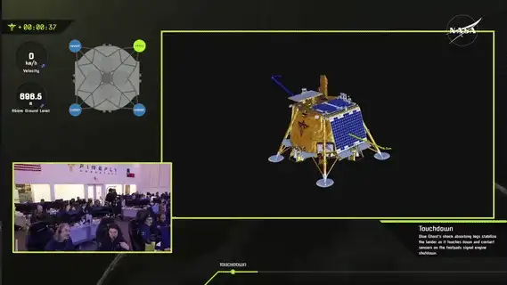 Firefly Aerospace's Blue Ghost Mission Makes Historic Touchdown on the Moon