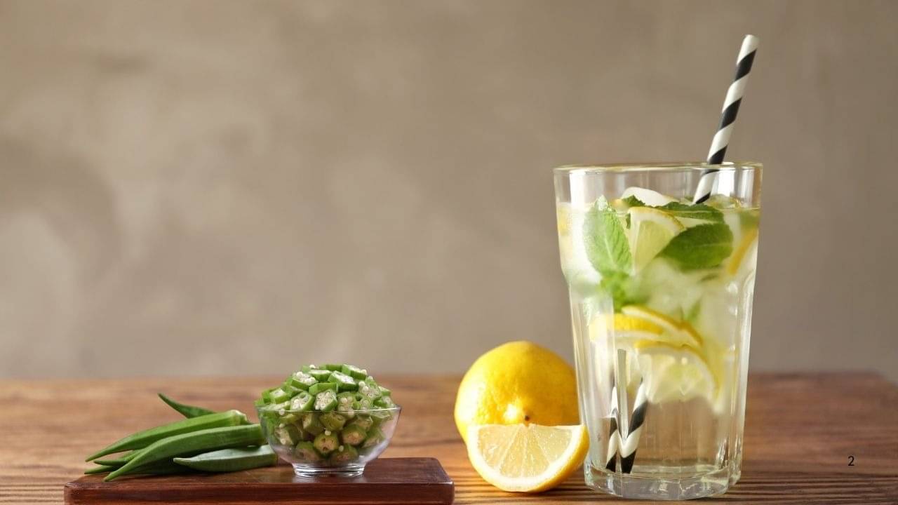 Ladyfinger Lemon Drink 