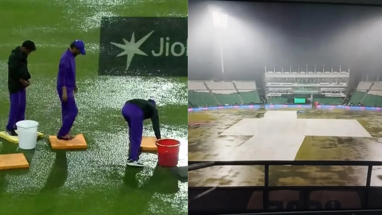 Lahore Gaddafi Stadium filled with water within 30 minutes rain fans trolled PCB during AFG vs AUS