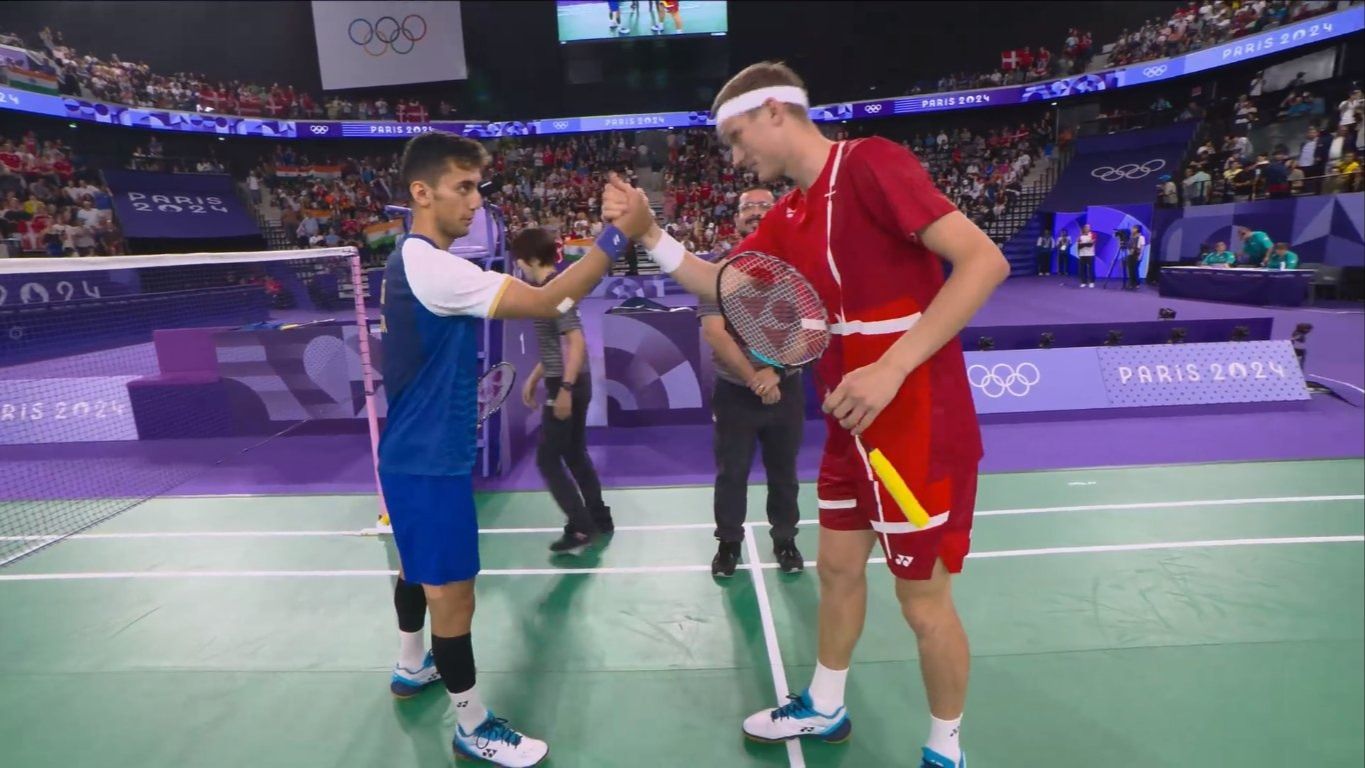 Lakshya Sen and Viktor Axelsen