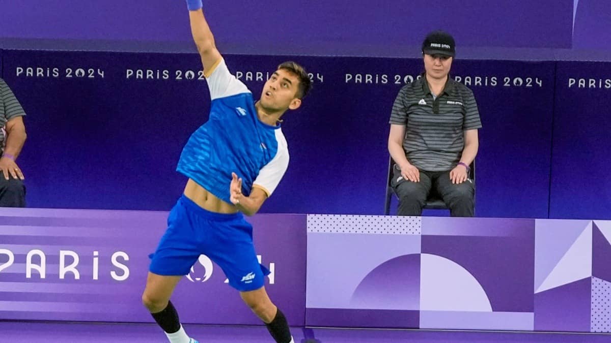 Lakshya Sen in action