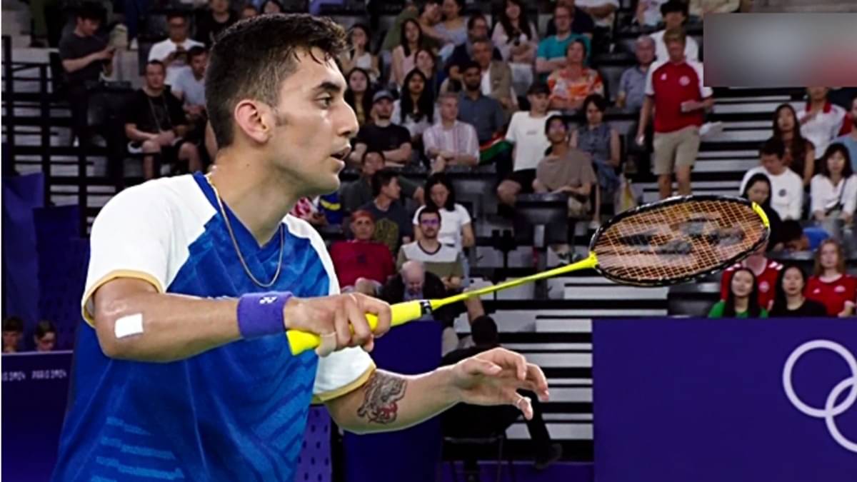 Lakshya Sen in action