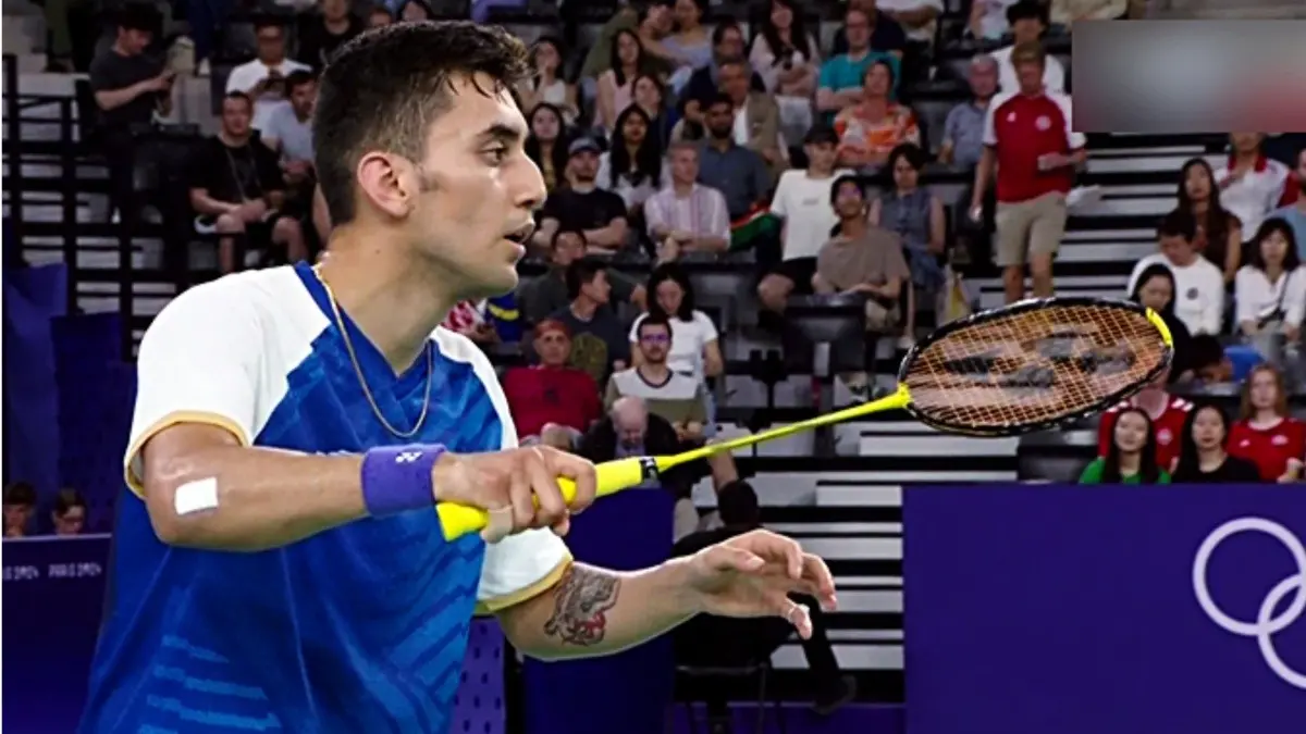 Lakshya Sen in action