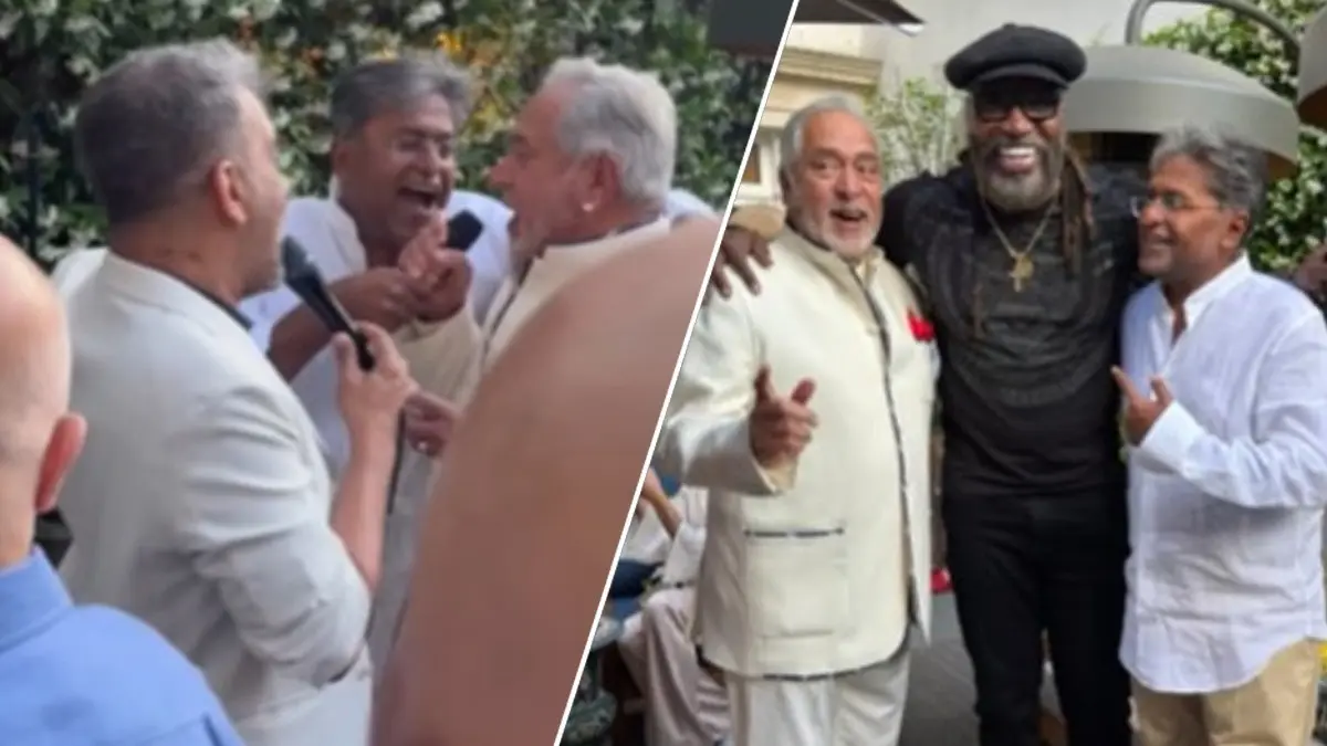 Lalit Modi and Vijay Mallya Sing ‘I Did It My Way’ at Lavish London Part