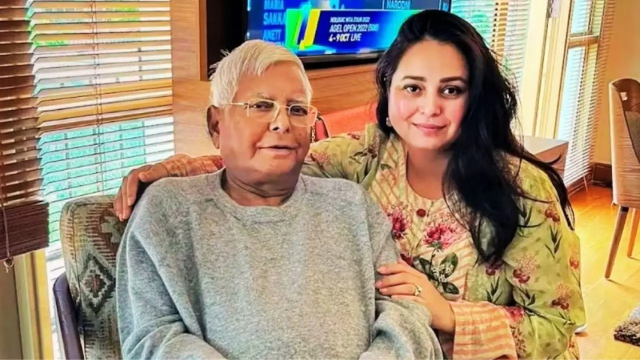 Lalu Yadav & Rohini Acharya