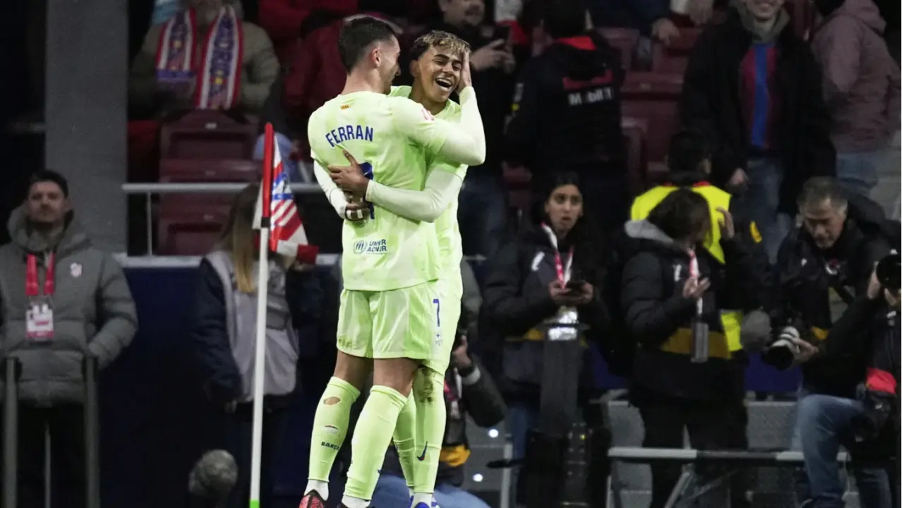 'It’s A Statement Win': Barcelona Get Massive Win Over Atletico Madrid, Come Back From 2-0 Down To Win 4-2 In Madrid Lamine Yamal and Ferran Torres