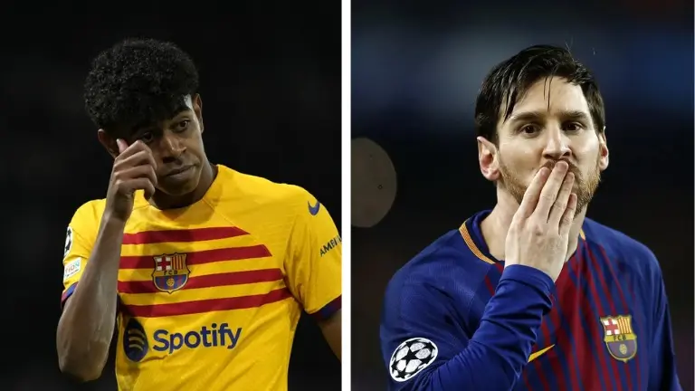 'Qué hermosa...': Lionel Messi's Response to Barcelona's Win Over Real Madrid Breaks the Internet Lamine Yamal and Lionel Messi