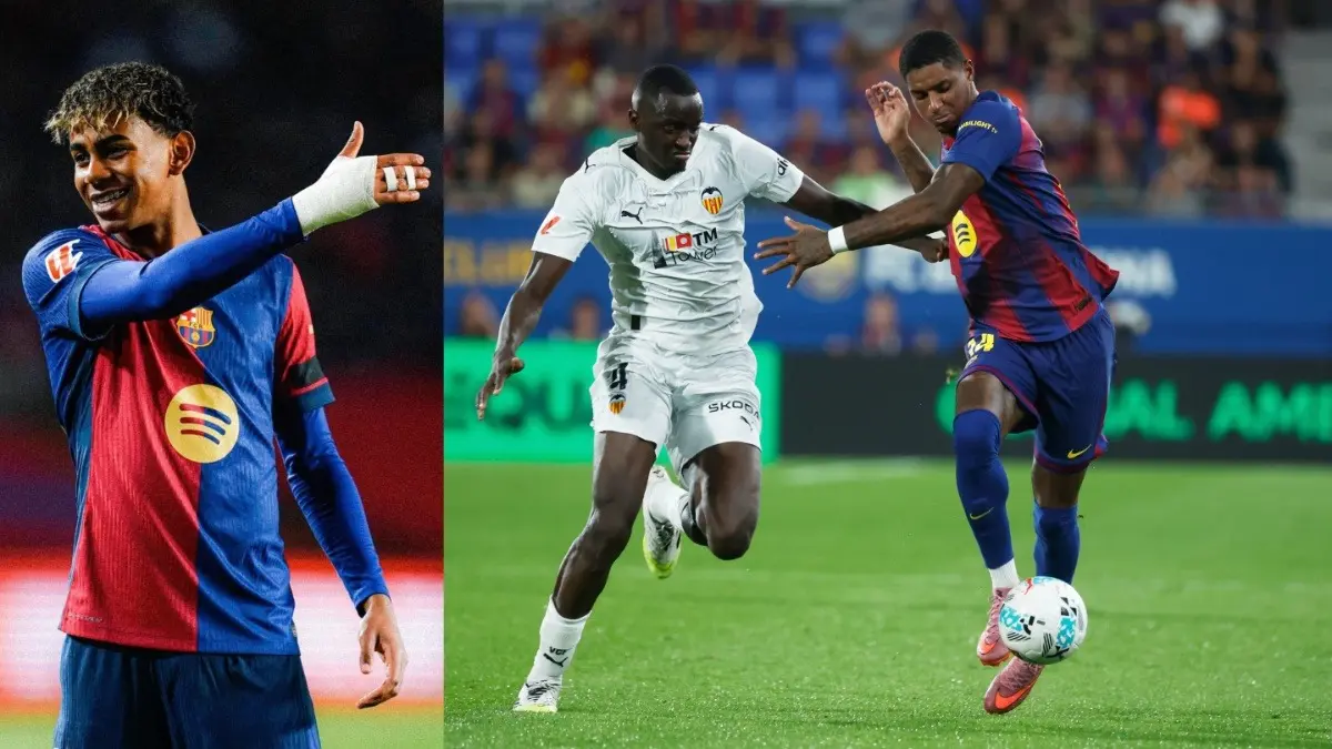 FC Barcelona Manager Hansi Flick Entrusts Marcus Rashford With Key Role Following Lamine Yamal's Injury Before Newcastle Encounter Lamine Yamal and Marcus Rashford