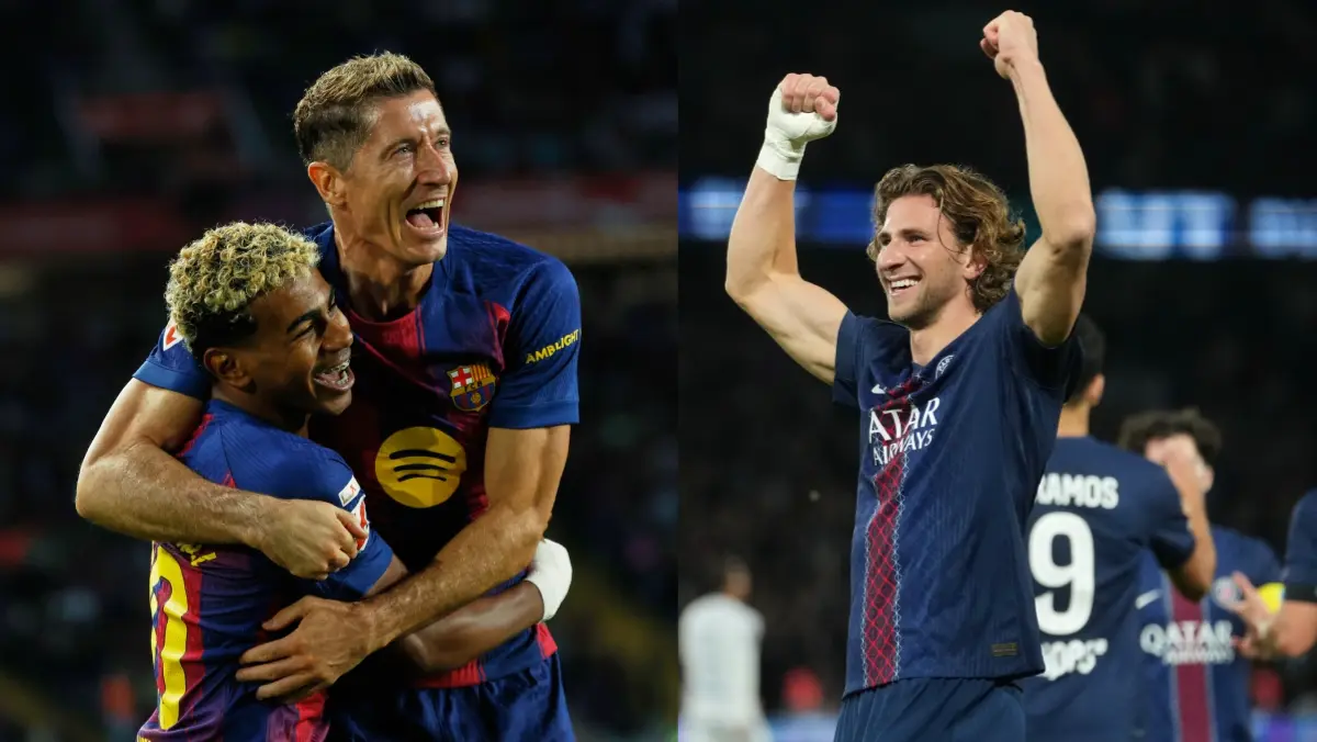 Barcelona vs Paris Saint-Germain: Here's The Preview, Prediction, Head-To-Head Record For The Heavyweight UEFA Champions League Clash Lamine Yamal, Robert Lewandowski and Illya Zabarnyi