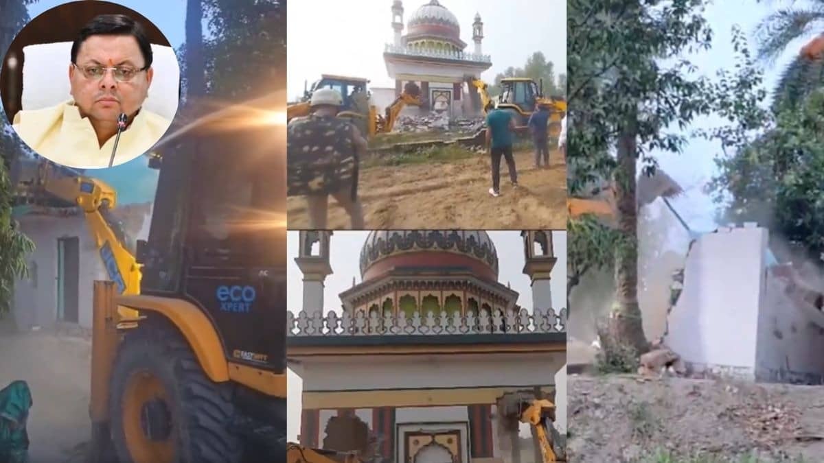 land jihad will not be tolerated in uttarakhand say pushkar singh dhami and bulldozers run